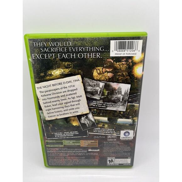 Brothers in Arms Road to Hill 30 Xbox 2005 Very GOOD COMPLETE W/MAP! - Picture 3 of 8